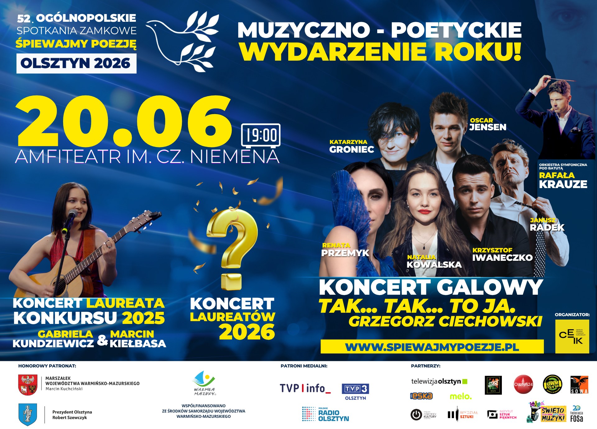  20.06.2026 - KONCERT FINAŁOWY ORAZ KONCERT GALOWY 52.OSZ 