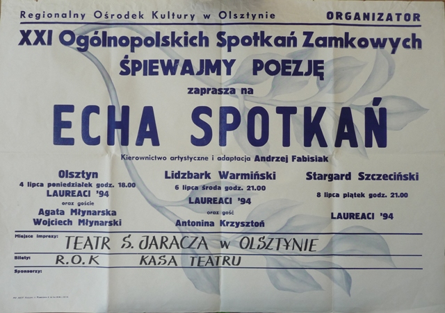 plakat wydarzenia 1995