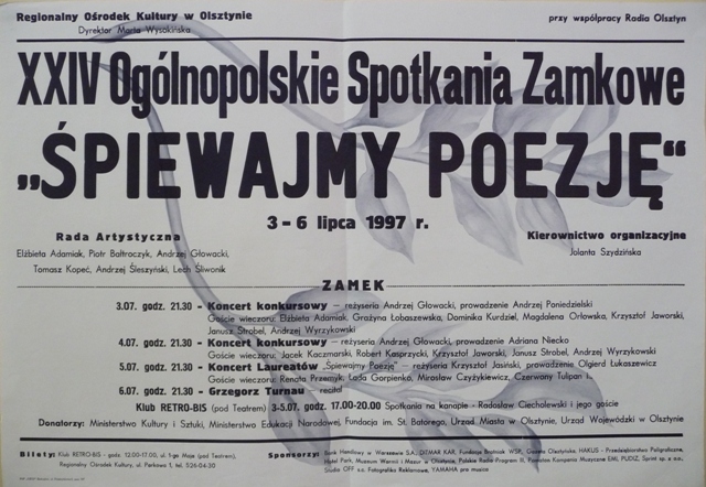 plakat wydarzenia 1997